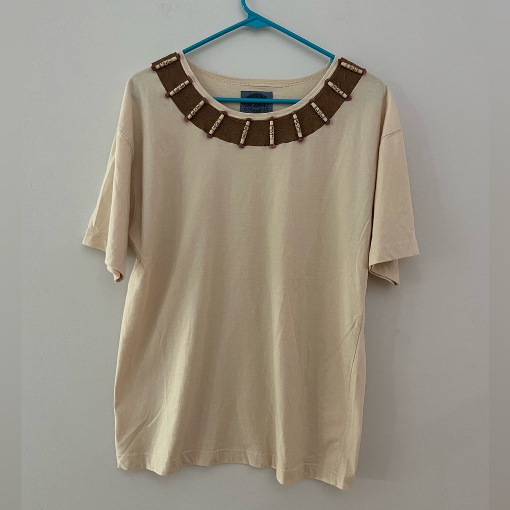 Vintage Cambridge Dry Goods Beaded T-Shirt